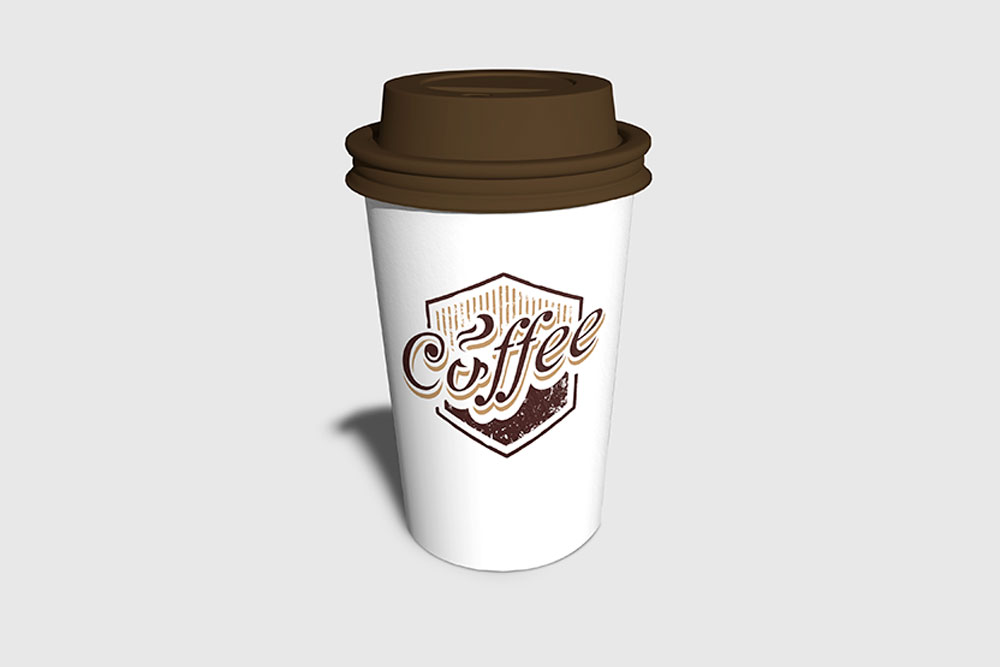 maquette de tasse à café