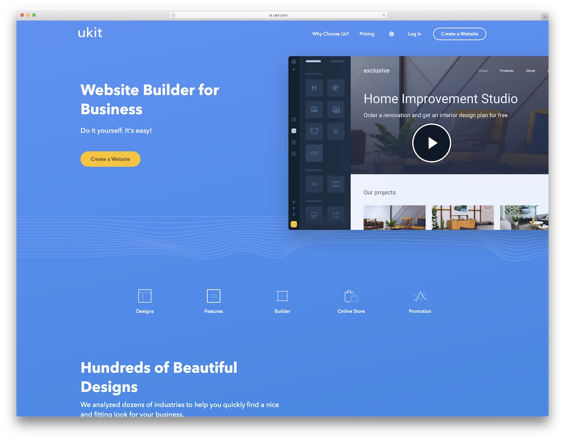 constructeur de site web d'éducation ukit