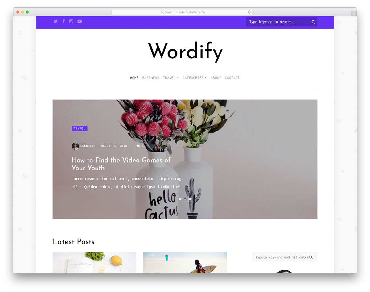 wordify modèle gratuit