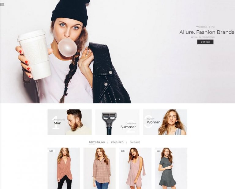 24 meilleurs modèles de site Web pour Vêtements et mode 2019 48