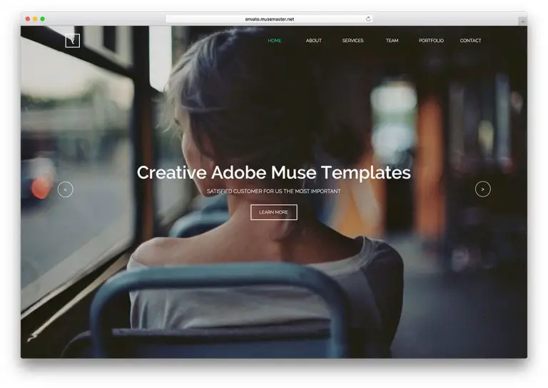 24 modèles de création Adobe Muse pour des sites Web époustouflants 2019 49
