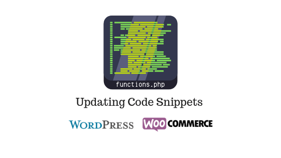 Comment mettre à jour des extraits de code sur le fichier functions.php du thème sur votre site WordPress / WooCommerce? 85