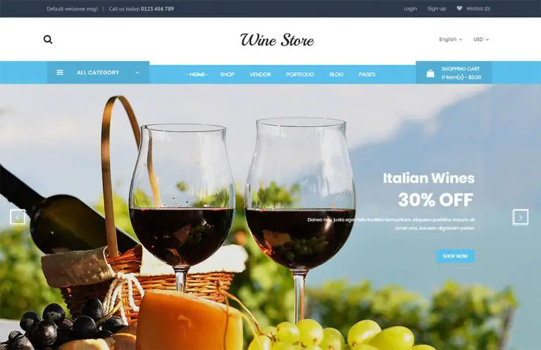 15 meilleurs thèmes WordPress pour une boutique de vin en 2019 1
