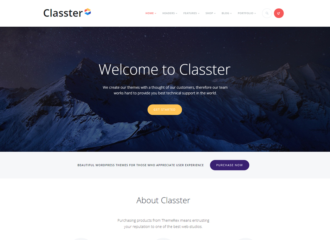Classter | Un thème WordPress coloré et polyvalent