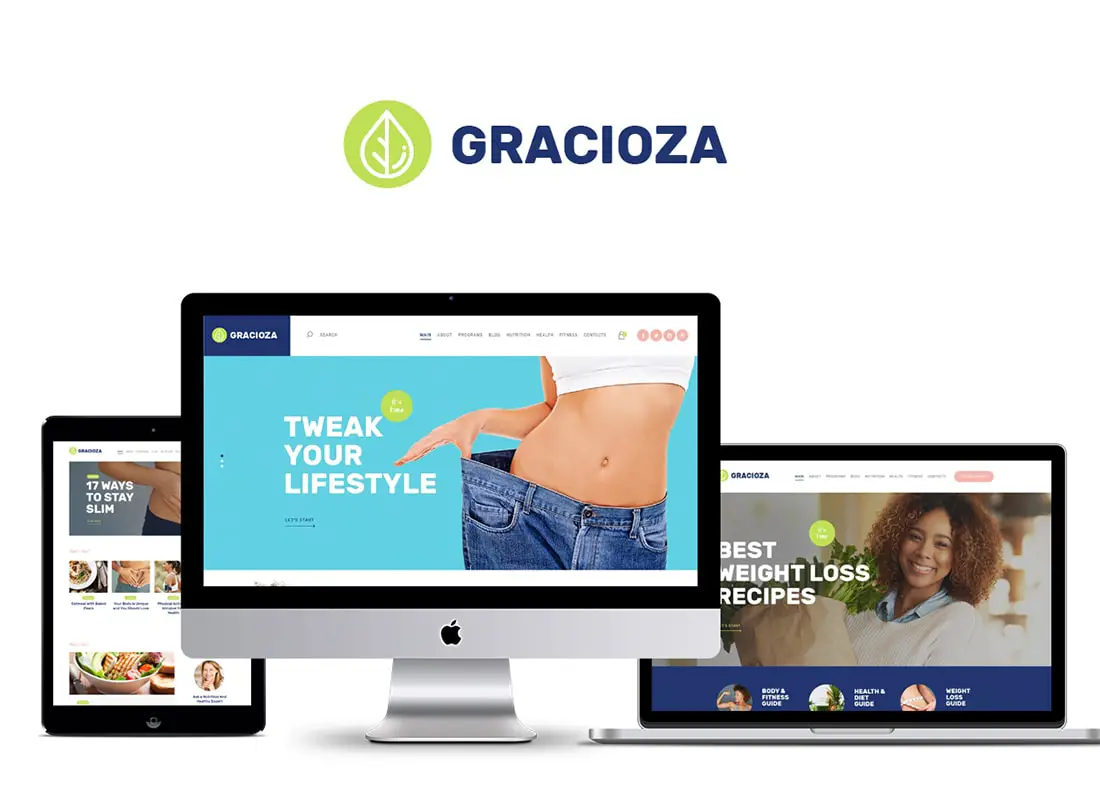 Gracioza | Société de perte de poids et thème santé WordPress Blog