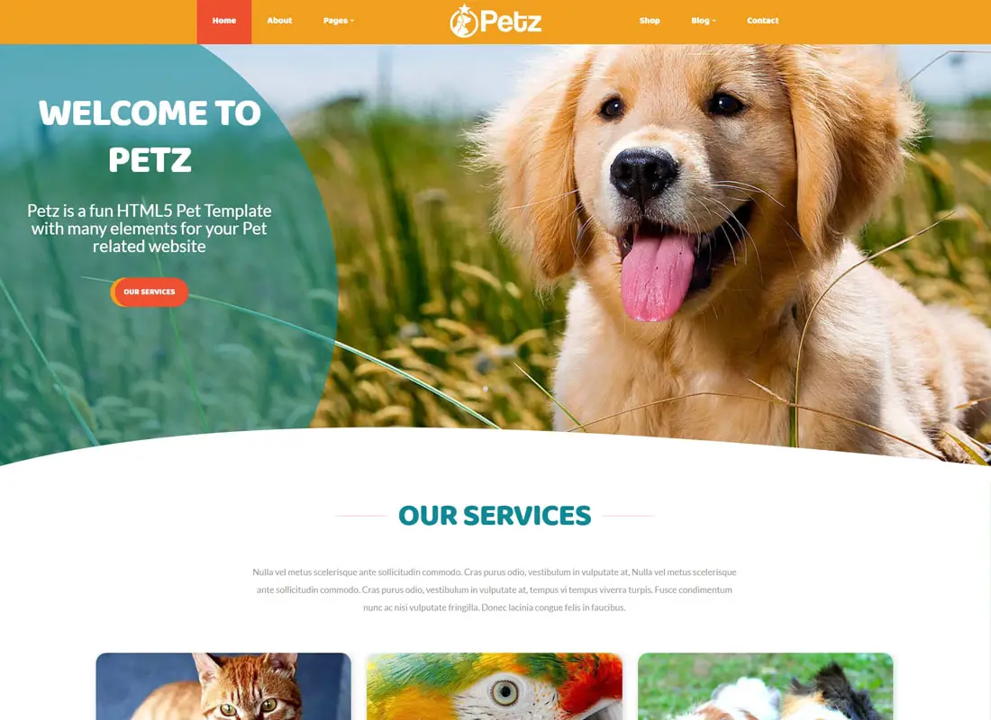 Petz - Soins vétérinaires et thème pour animaux de compagnie