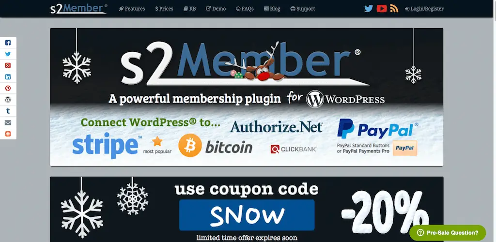 s2Member® Un puissant plugin d'adhésion gratuite pour WordPress®