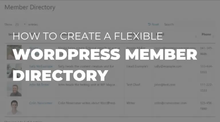 Comment créer un répertoire de membres WordPress flexible 102