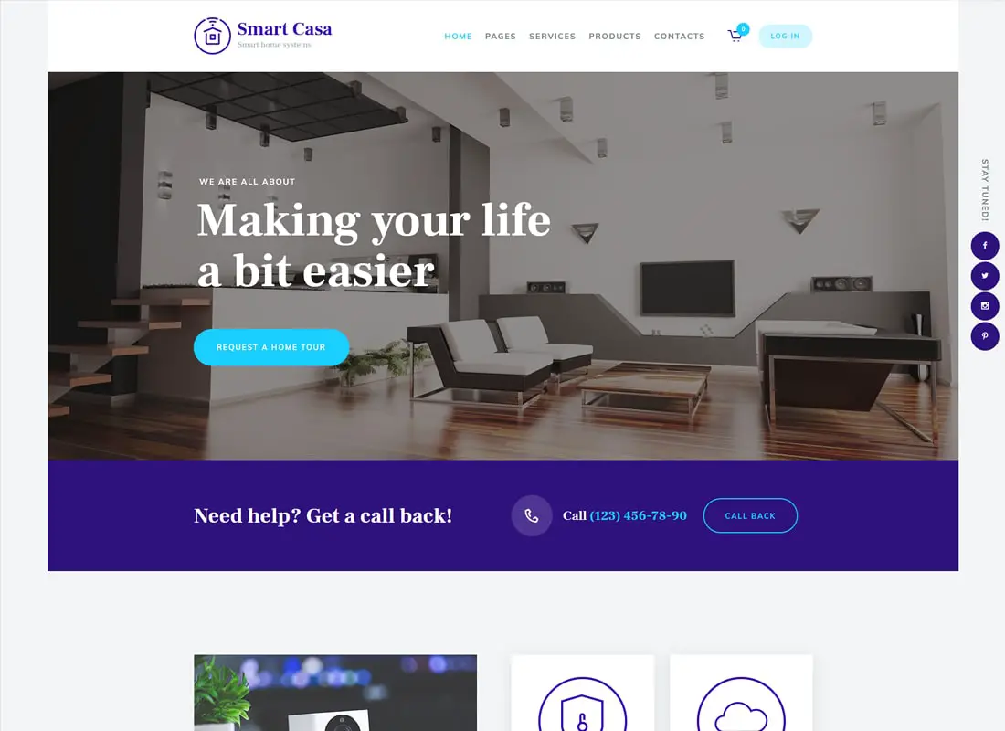 Smart Casa | Thème WordPress pour domotique et technologies