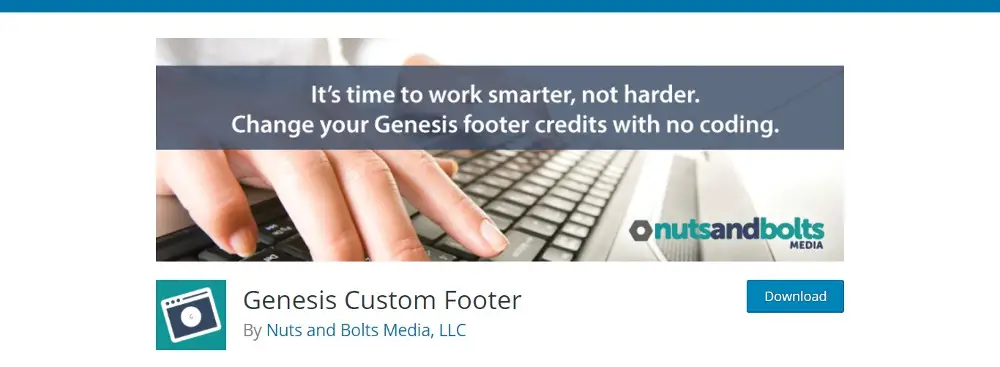 Genesis Custom Footer