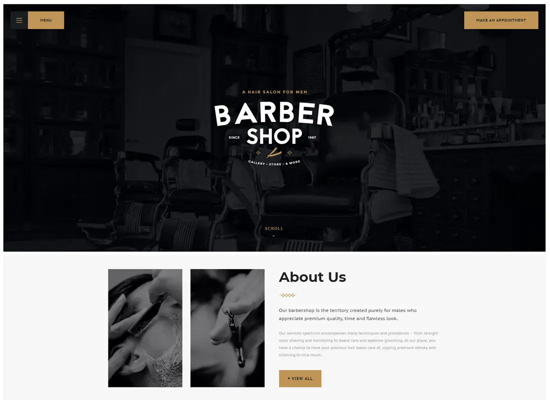Salon | Barbershop & Tattoo Studio Thème WordPress