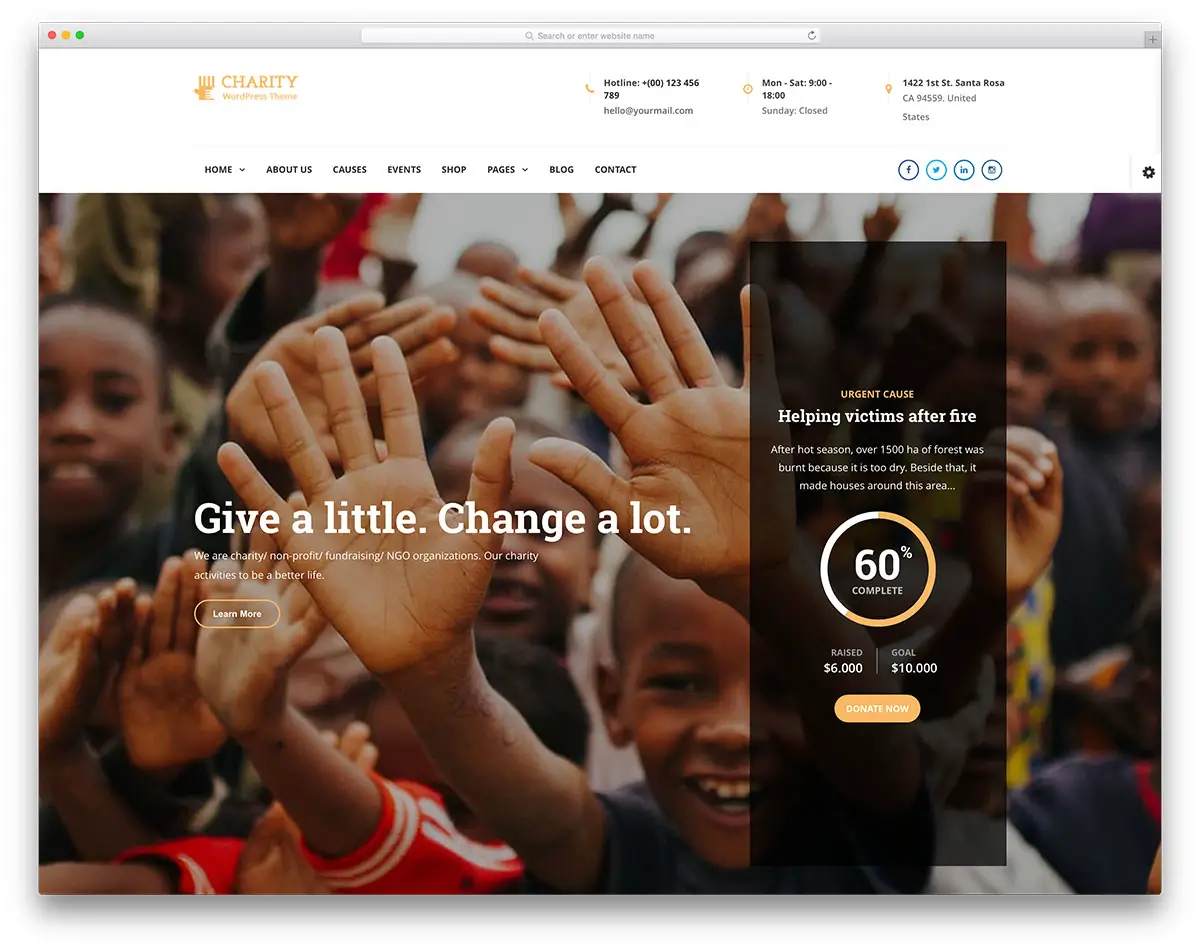 charitywp-charity-wordpress-website-template "width =" 1200 "height =" 950 "srcset =" https://colorlib.com/wp/wp-content/uploads/sites/2/charitywp-charity-wordpress-website -template.jpg 1200w, https://colorlib.com/wp/wp-content/uploads/sites/2/charitywp-charity-wordpress-website-template-300x238.jpg 300w, https://colorlib.com/wp /wp-content/uploads/sites/2/charitywp-charity-wordpress-website-template-768x608.jpg 768w, https://colorlib.com/wp/wp-content/uploads/sites/2/charitywp-charity- wordpress-website-template-1024x811.jpg 1024w "données-lazy-tailles =" (largeur maximale: 1200px) 100vw, 1200px "src =" https://cdn.colorlib.com/wp/wp-content/uploads/ sites / 2 / charitywp-charité-wordpress-website-template.jpg "/></p>
<p><noscript><img decoding=