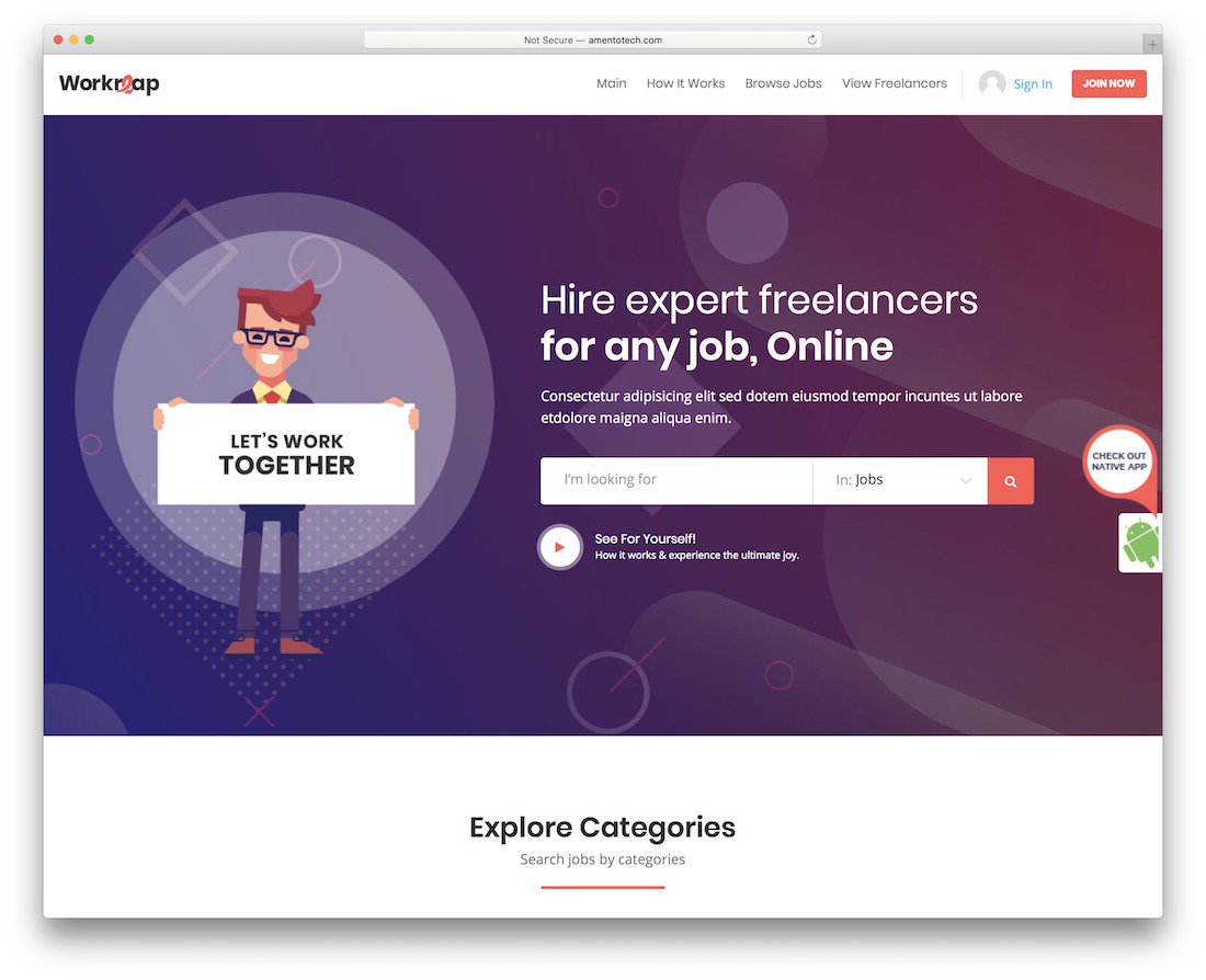 workreap directory wordpress theme