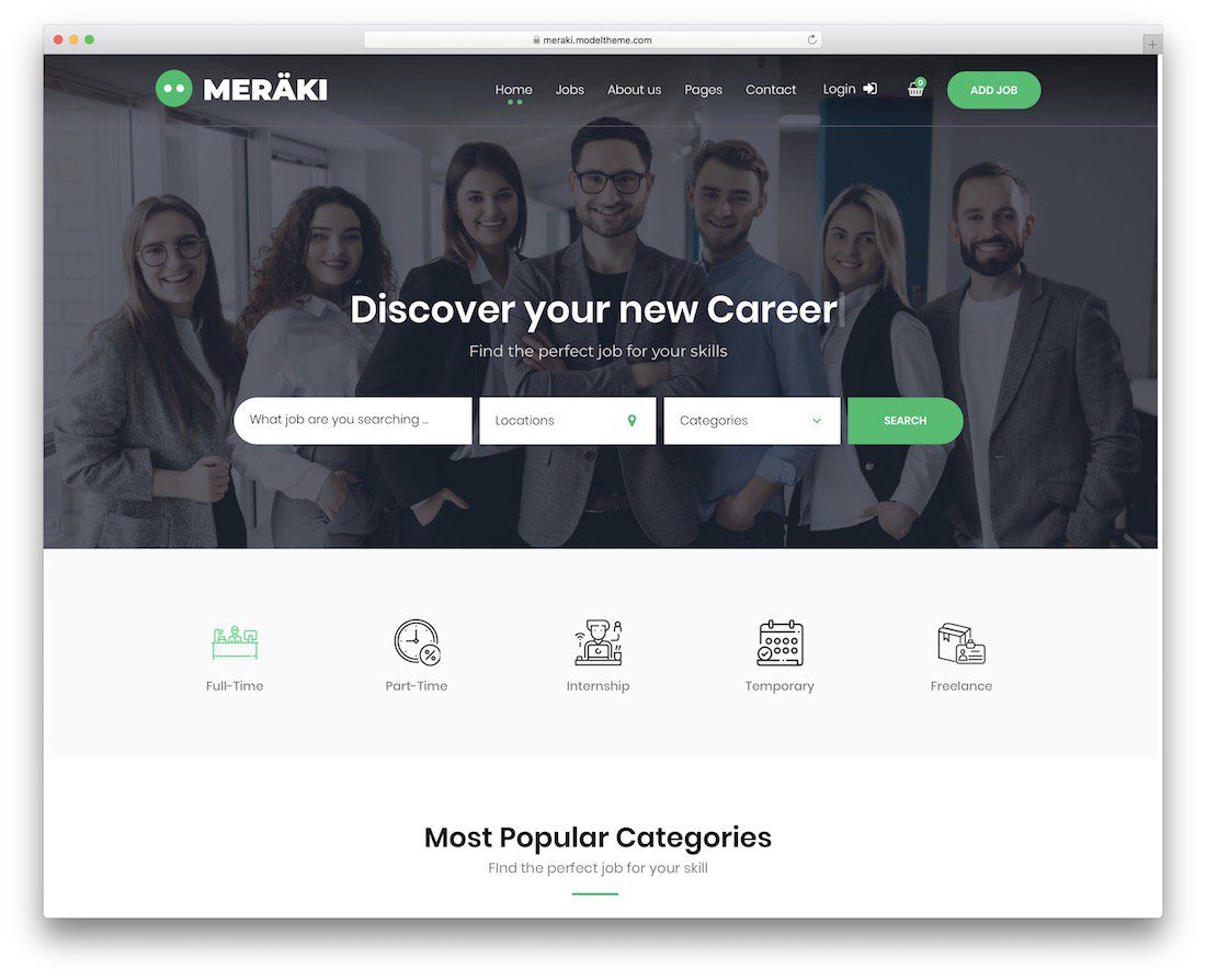 meraki directory wordpress theme