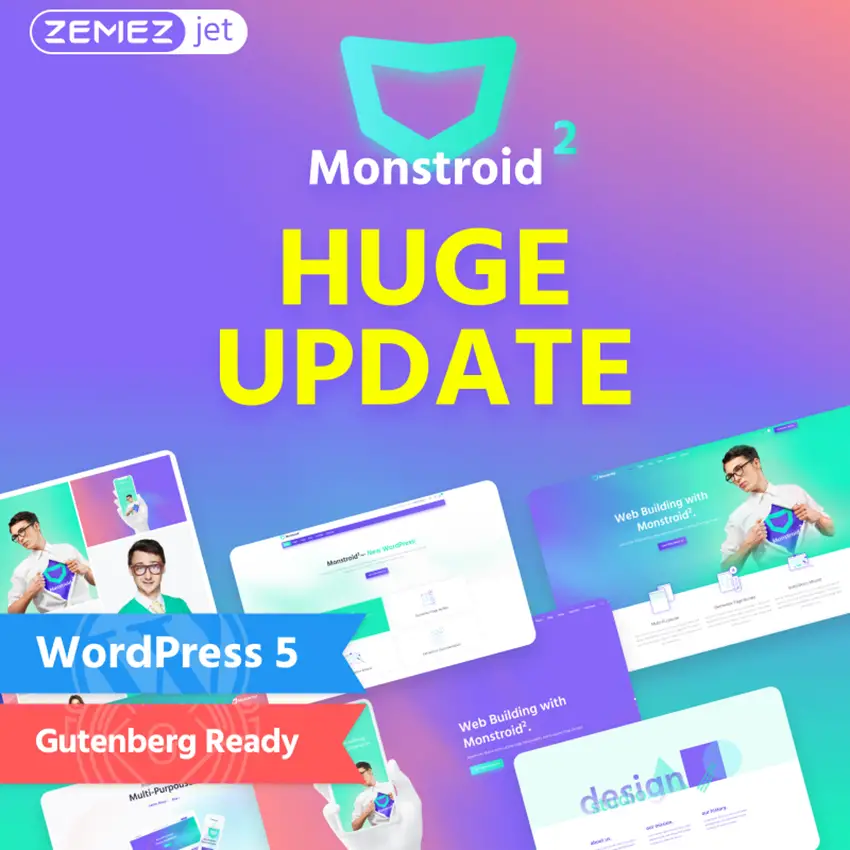 Monstroid2 - Thème WordPress pour élément modulaire à usages multiples