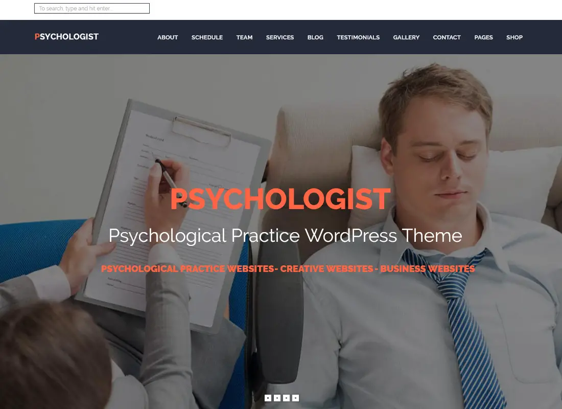 Psychologue | Pratique psychologique thème WordPress