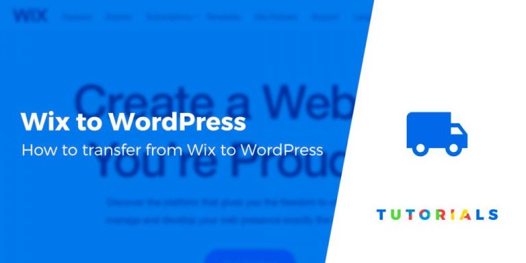 Comment transférer de Wix vers WordPress (tout votre contenu) 15