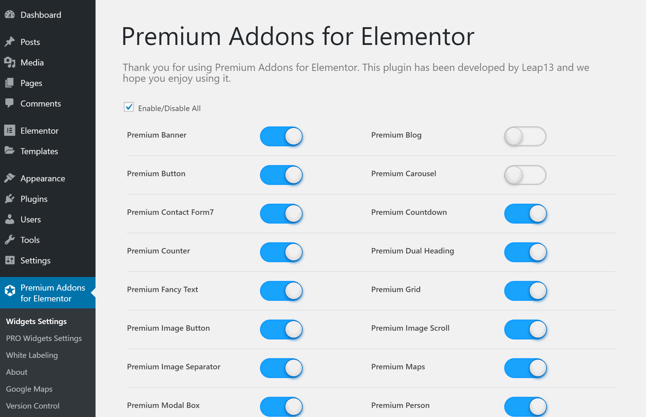 Premium Addons for Elementor Review: plus de 50 widgets et additifs innovants 15