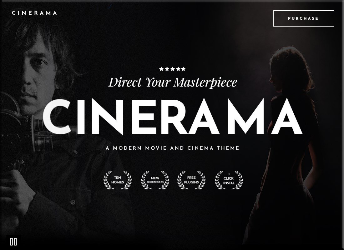 Cinerama | Thème WordPress pour les studios de cinéma et les cinéastes