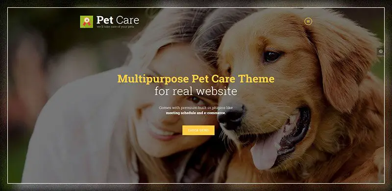 Pet Care - Thème WordPress vétérinaire