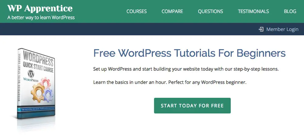 Cours de démarrage rapide WordPress par WP Apprentice