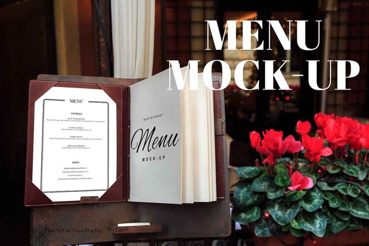 20 meilleures maquettes de menu pour le branding d'un restaurant 23