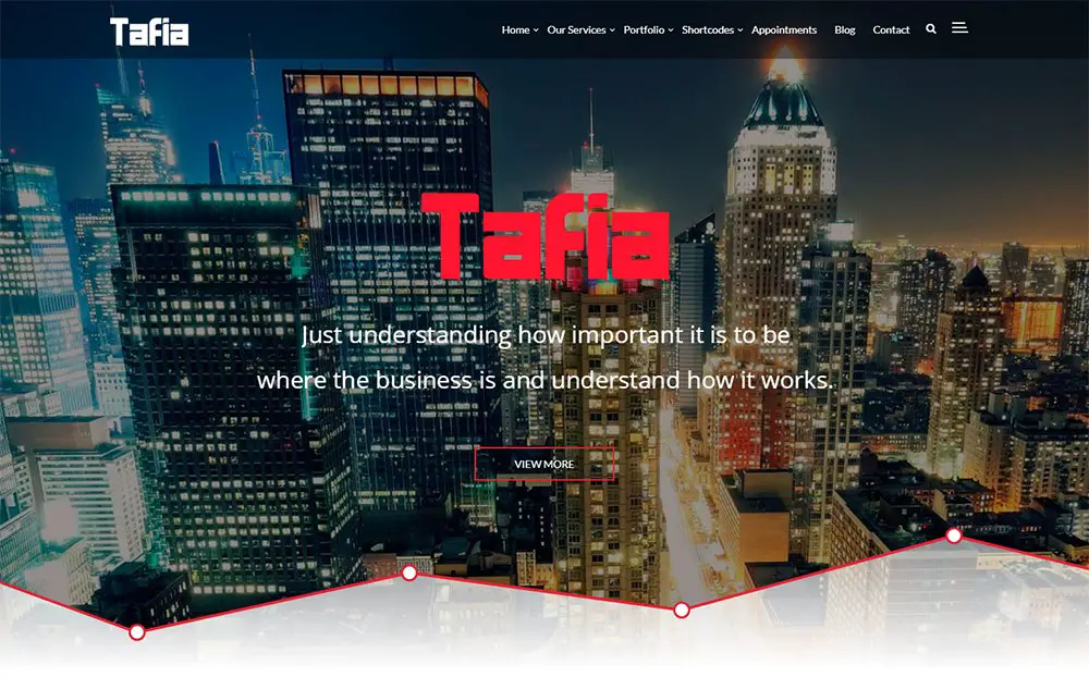 Tafia - Thème WordPress pour entreprise créative