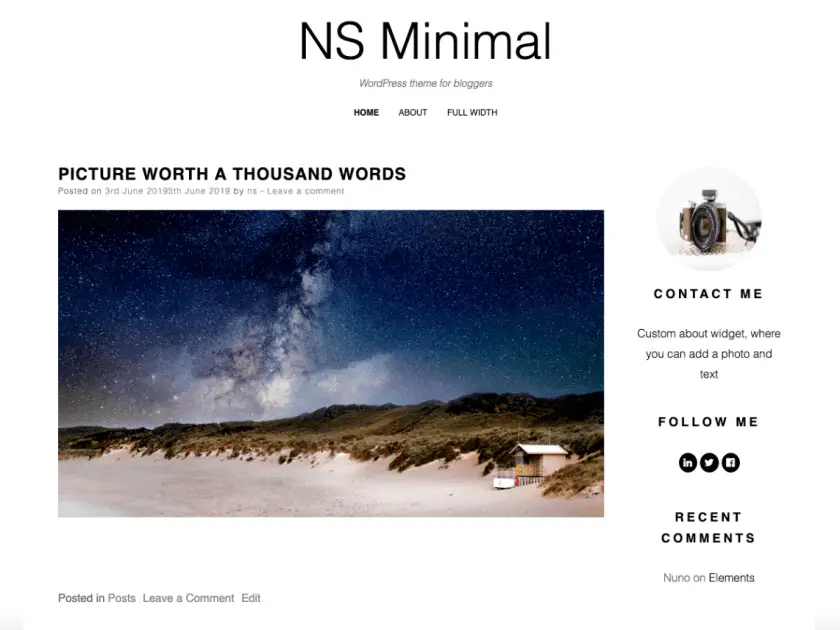 20 meilleurs thèmes WordPress minimalistes 14