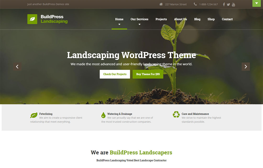 17 meilleurs modèles de sites Web d'aménagement paysager 2020  Webypress