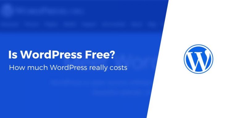 WordPress est-il gratuit? En quelque sorte 17