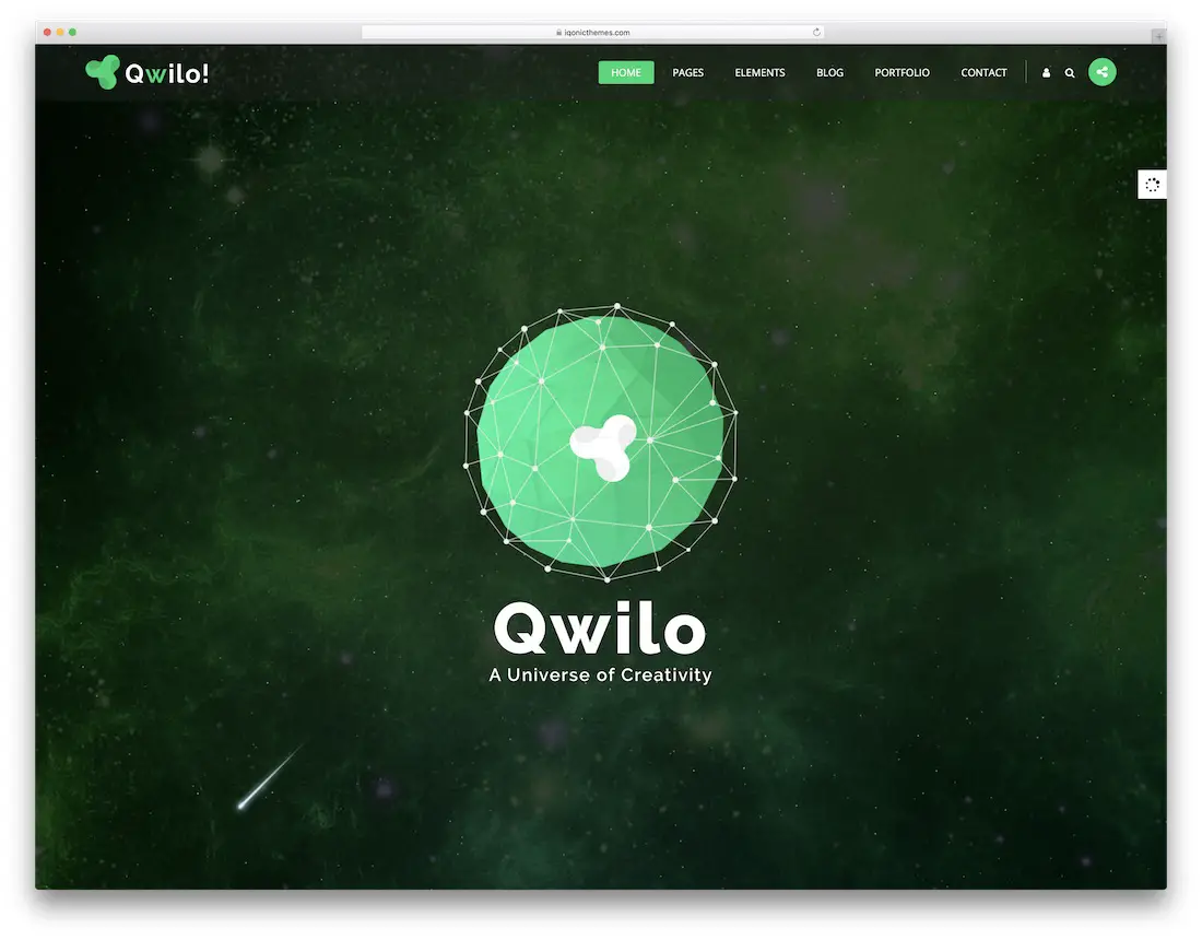 modèle de site Web de consultation qwilo