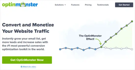 The OptinMonster website