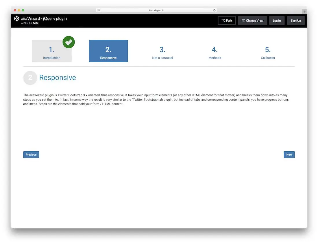 aiia wizardfree jquery plugin assistant bootstrap