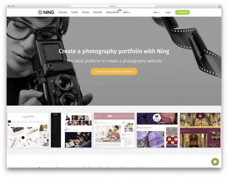 23 meilleurs services gratuits de création de sites Web de photographie 2020 7