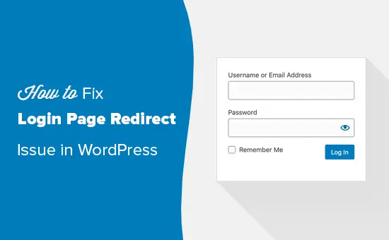 Correction du problème de redirection et d'actualisation de la page de connexion dans WordPress