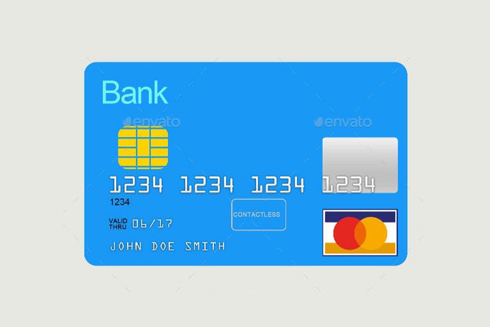 maquette de carte de crédit