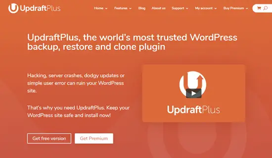 Le plugin UpdraftPlus Premium pour WordPress
