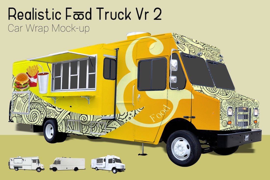 maquette de camion de nourriture vr2