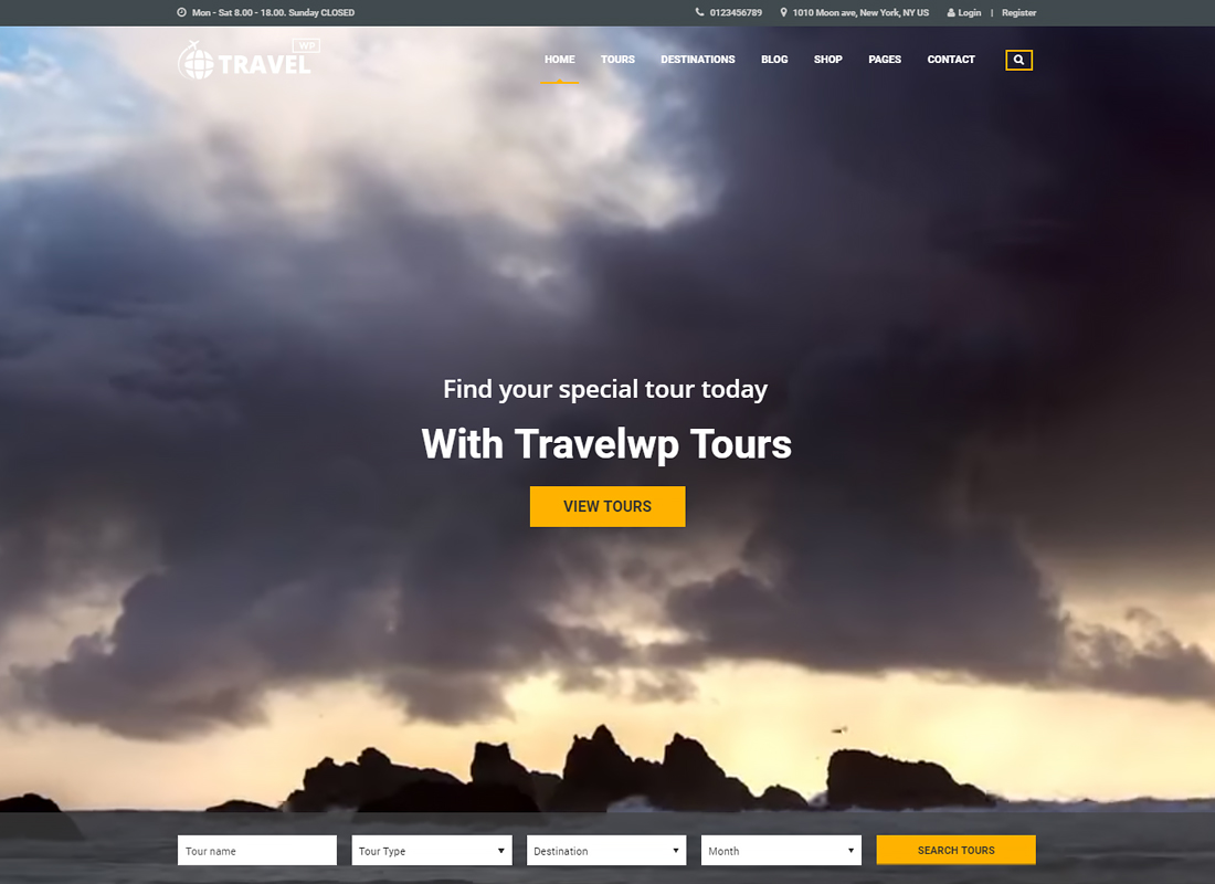 Travel WP - Thème WordPress Tour & Travel pour agence de voyage et tour opérateur