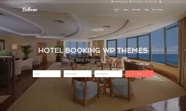 Plus de 40 meilleurs thèmes WordPress de réservation d'hôtel 2020 67