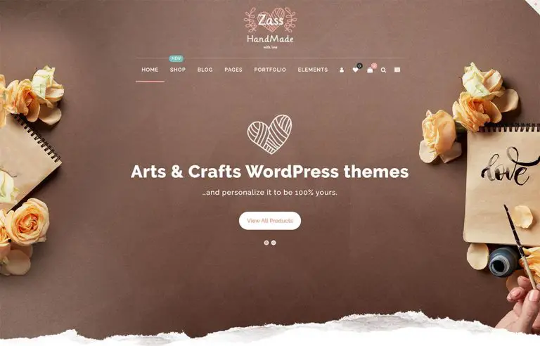 21 thèmes WordPress pour les loisirs, les arts et l'artisanat 2020 8