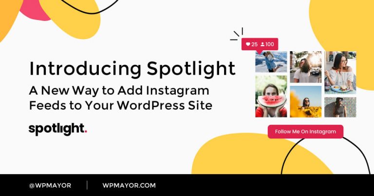 Intégrer des flux Instagram dans WordPress avec Spotlight 1