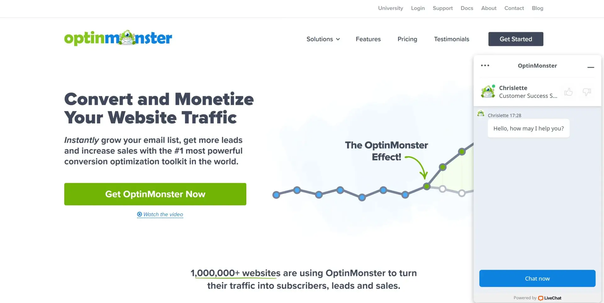 Idées de conception de sites Web: OptinMonster