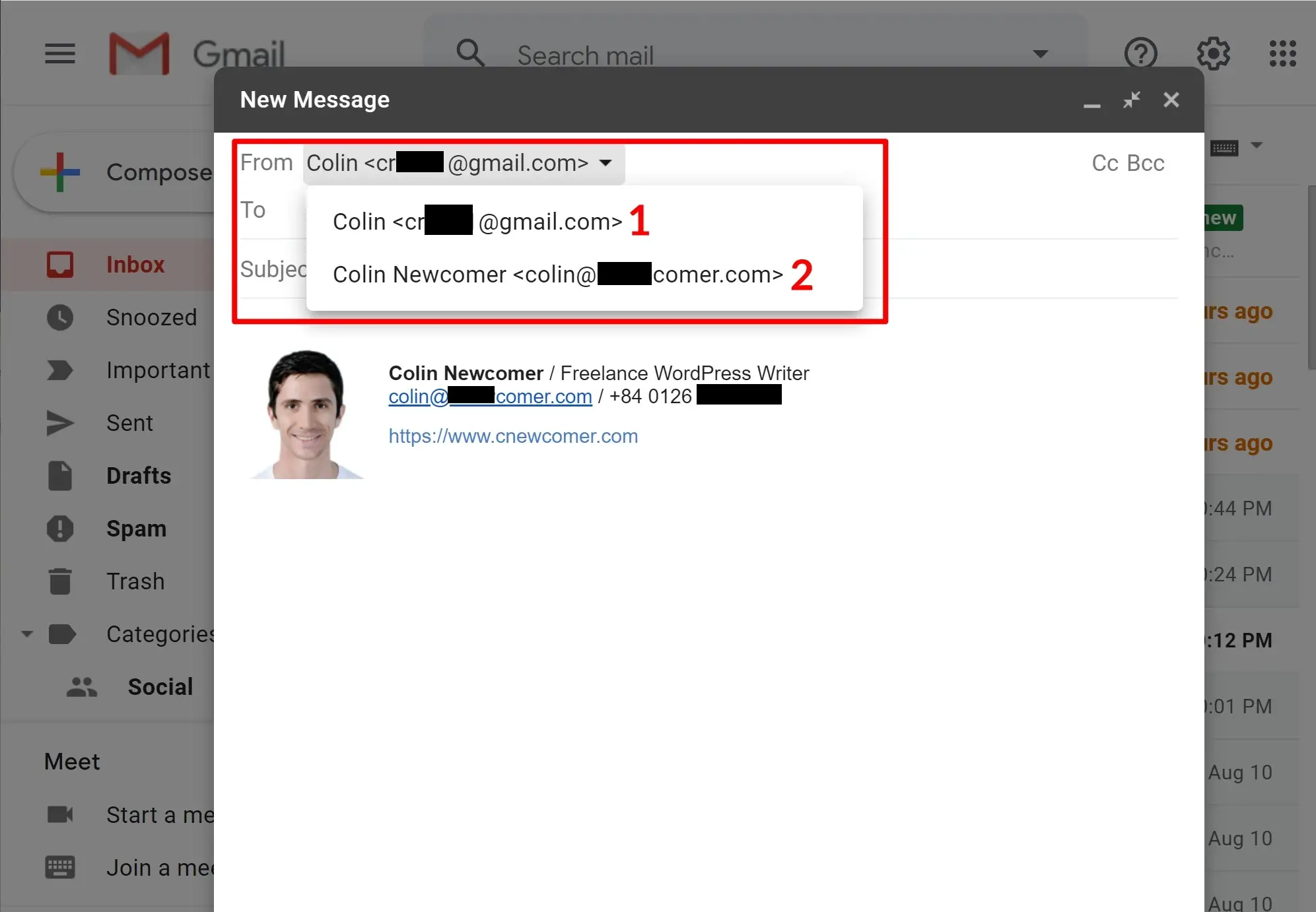 Comment utiliser Gmail avec votre propre nom de domaine personnalisé