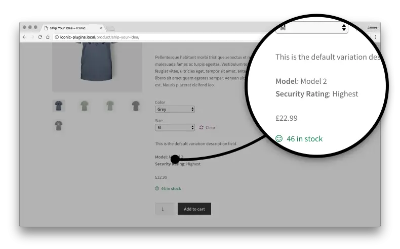 variations complexes WooCommerce