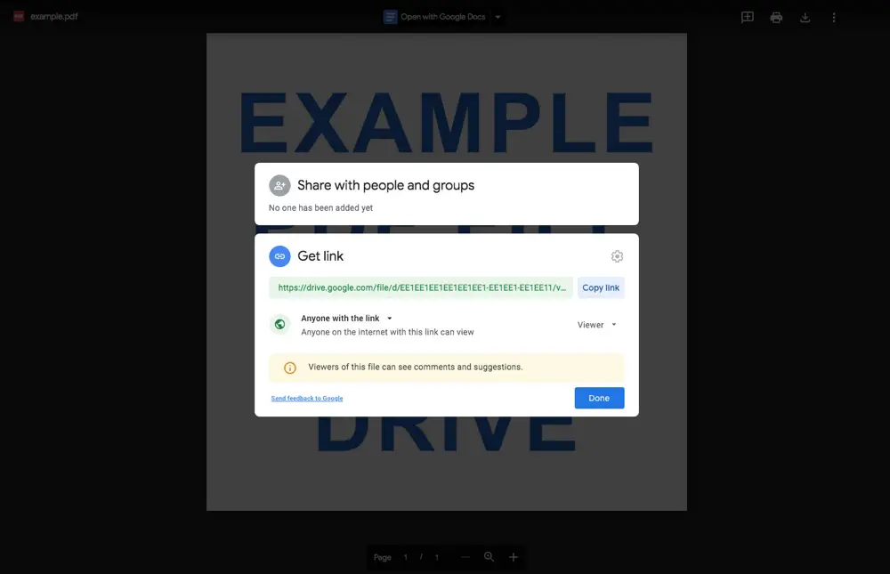 Google Drive: partagez n'importe qui