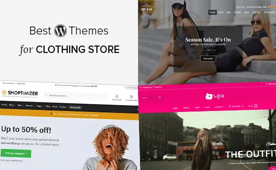 Meilleurs thèmes WordPress pour magasins de vêtements