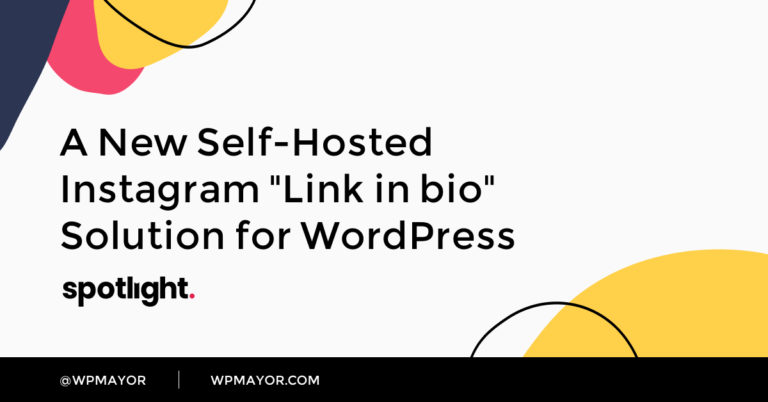 Une nouvelle solution Instagram auto-hébergée «Lien en bio» pour WordPress 3