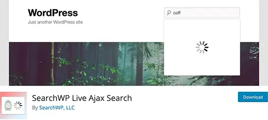 RechercheWP Ajax Live