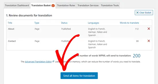 Envoyez votre contenu pour traduction